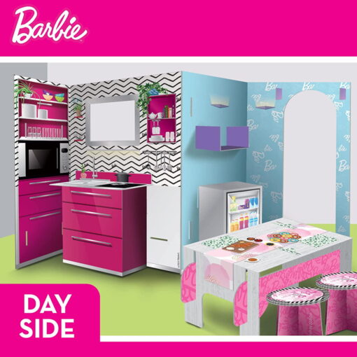 Creeaza si decoreaza - Apartamentul lui Barbie, LISCIANI, L92000, 8008324092000 - imagine 5