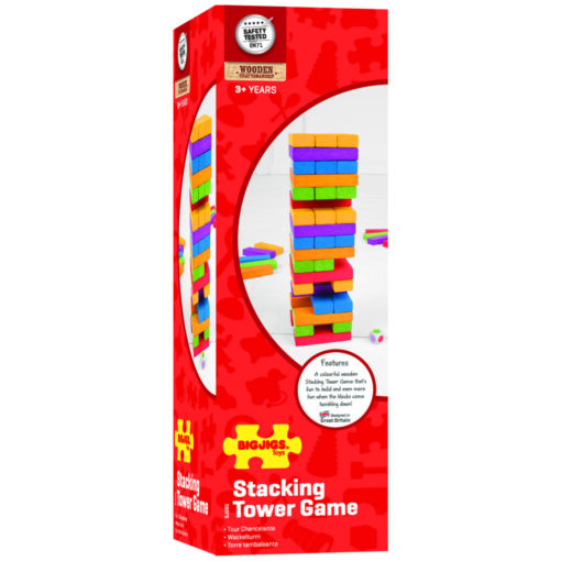 Joc de indemanare -Turnuletul instabil, BIGJIGS Toys, BJ695, 691621536957 - imagine 4
