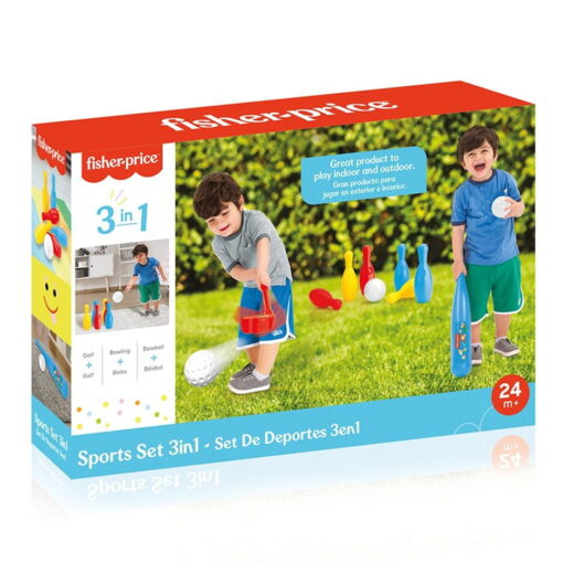 Set sport 3 in 1, Fisher Price, FP1843, 8690089018434