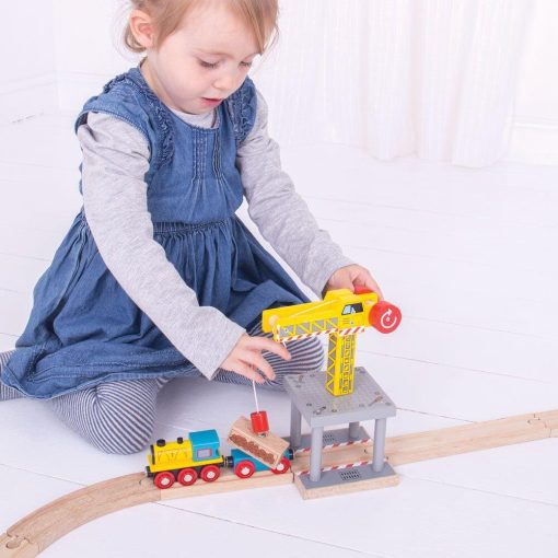 Macara din lemn, BIGJIGS Toys, BJT175, 691621091753 - imagine 3