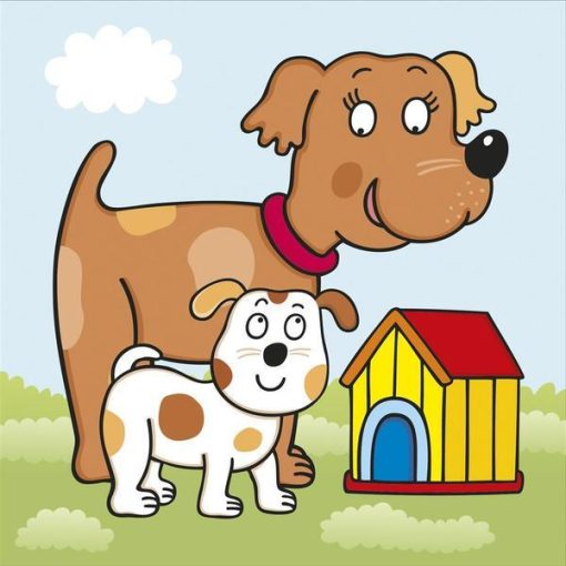 Baby puzzle - Animalute jucause (3,4 si 5 piese), Dino, 325128, 8590878325128 - imagine 3