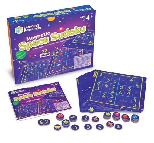 Sudoku magnetic - Calatorie in spatiu, Learning Resources, LER9320, 765023093209