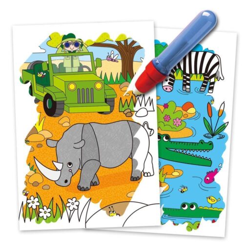 Water Magic: Carte de colorat Safari, Galt, 1004927, 5011979580276 - imagine 3