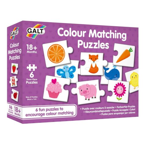 Set de 6 puzzle-uri - Lumea culorilor, Galt, 1005281, 5011979591739 - imagine 3