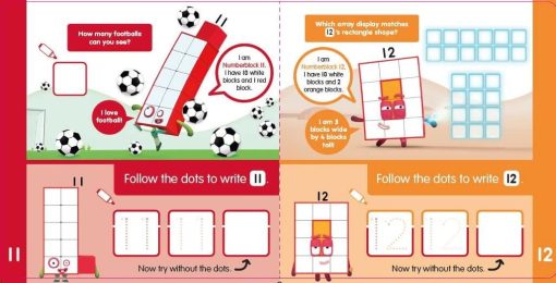 Carticica Scriu si sterg -  Numberblocks 11-20, Numberblocks, 9781802630244 - imagine 2