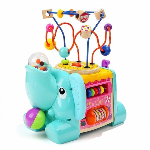 Centru de activitati 5 in 1 - Elefantel, Topbright, 120384, 6971325131127
