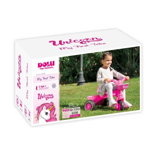 Prima mea tricicleta roz - Unicorn, DOLU, D2505, 8690089025050 - imagine 3