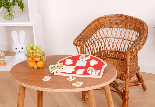 Puzzle din lemn - Casuta animalutelor, Barbo Toys, BAR6370, 5704976063704 - imagine 2