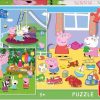 Puzzle 3 in 1 - Purcelusa Peppa in vacanta (3 x 55 piese), Dino, 335356, 8590878335356