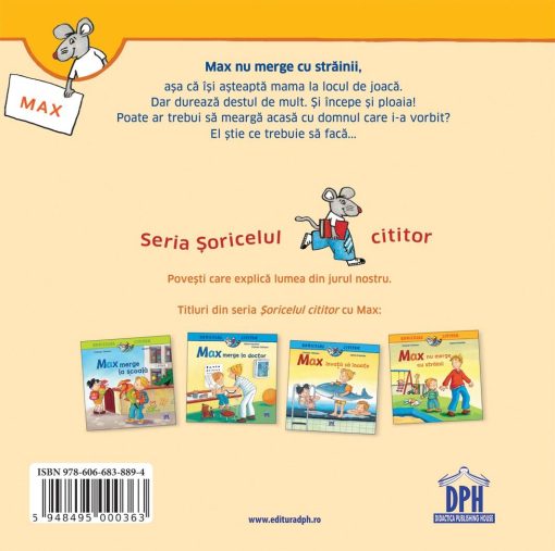 Soricelul cititor - Max nu merge cu strainii, DPH, 978-606-683-889-4, 5948495000363 - imagine 2