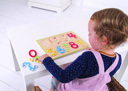 Puzzle mare 123, BIGJIGS Toys, BJ756, 691621087565 - imagine 2