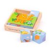 Puzzle cubic - dinozauri, BIGJIGS Toys, BJ513, 691621195130