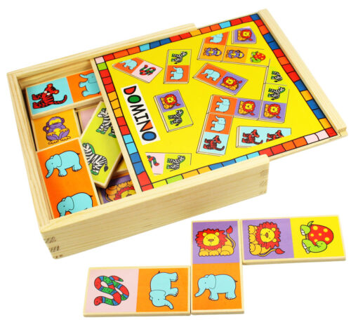 Domino pentru copii, BIGJIGS Toys, BJ529, 691621195291 - imagine 2