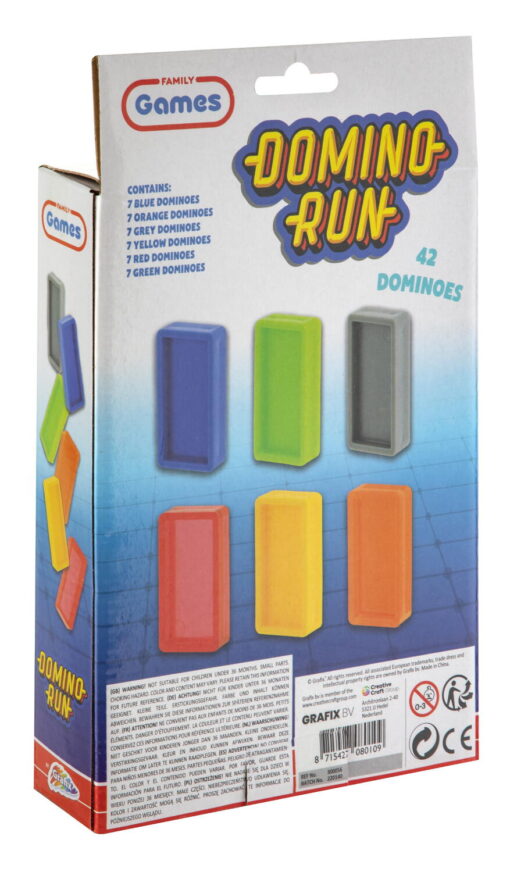 Mini joc de domino, Grafix, 300056, 8715427080109 - imagine 2