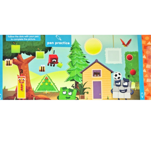 Carticica Scriu si sterg  Numberblocks - Forme geometrice, Numberblocks, 9781782269557 - imagine 4
