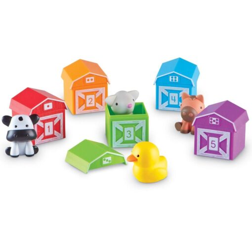 De-a v-ati ascunselea cu animalutele de la ferma, Learning Resources, LER6805, 765023068054