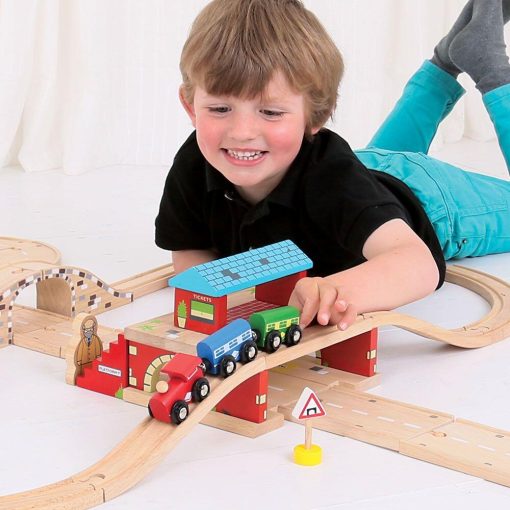 Statie supraterana, BIGJIGS Toys, BJT237, 691621092378 - imagine 10