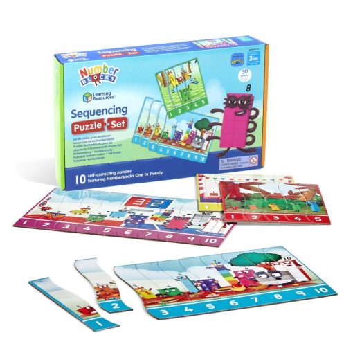 Puzzle - Exersam numaratul de la 1 -20 - Numberblocks, Hand2Mind, HM95403-UK, 5055506410438