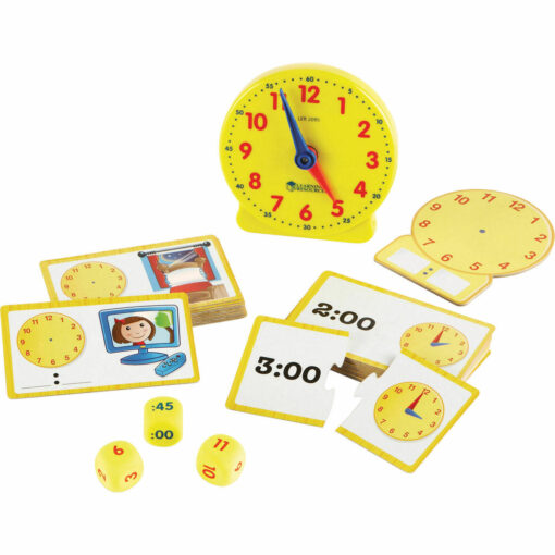 Joc - Invatam ceasul, Learning Resources, LER3220, 765023832204 - imagine 2