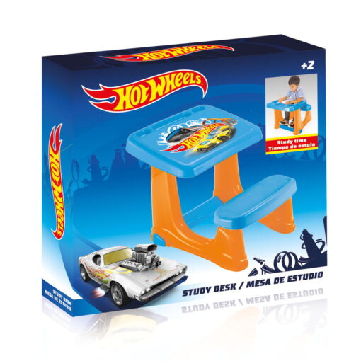 Masuta de studiu cu scaun - Hot Wheels, HOT WHEELS, D2310, 8690089023100 - imagine 3