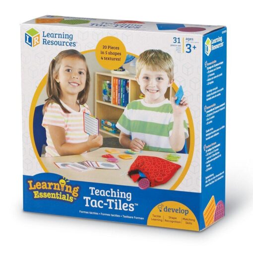Set tactil - Texturi si forme, Learning Resources, LER9075, 765023090758