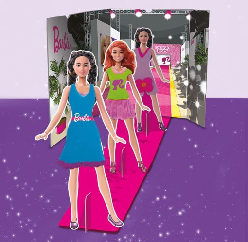 Set modelaj Barbie - Parada modei, LISCIANI, L88867, 8008324088867 - imagine 6