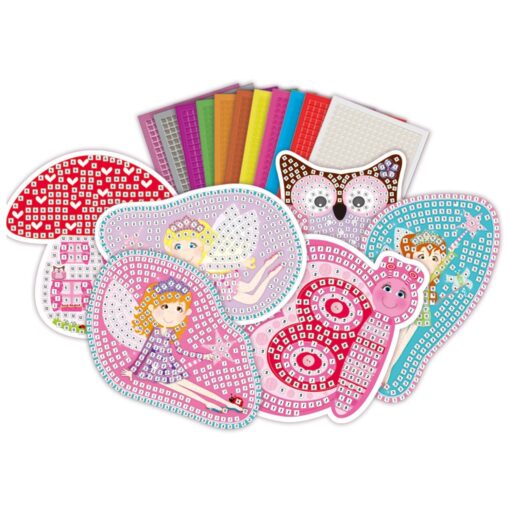Set creativ - Mozaic Fairy Friends, Galt, 1003916, 5011979553300 - imagine 5
