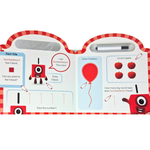 Carticica Scriu si sterg  Numberblocks 123, Numberblocks, 9781782265962 - imagine 4