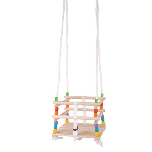 Leagan din lemn pentru copii, BIGJIGS Toys, BJ771, 691621047712