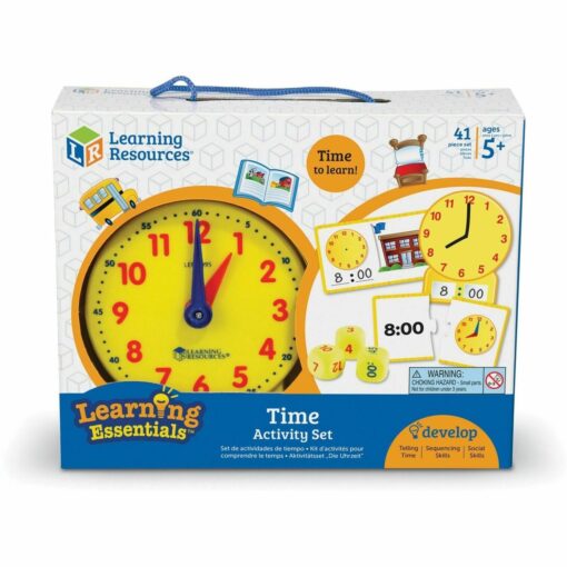 Joc - Invatam ceasul, Learning Resources, LER3220, 765023832204