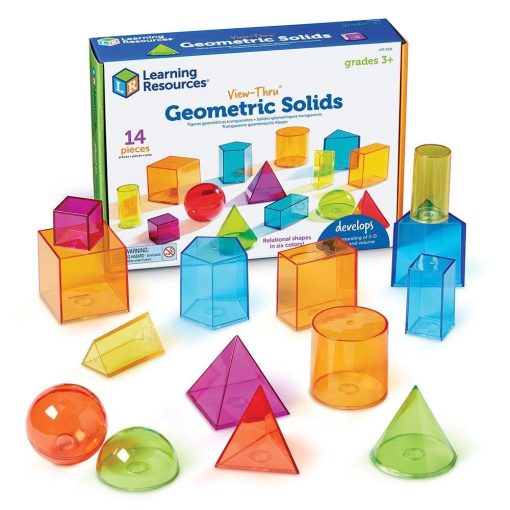 Forme geometrice colorate, Learning Resources, LER4331, 765023043310