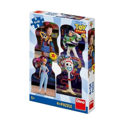 Puzzle 4 in 1 - TOY STORY 4 (4 x 54 piese), Dino, 333222, 8590878333222