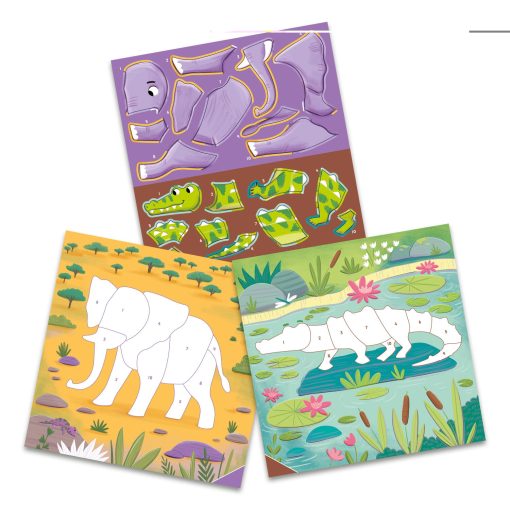 Cartea mea cu stickere - Animalute salbatice, Galt, 1005530, 5011979625977 - imagine 3