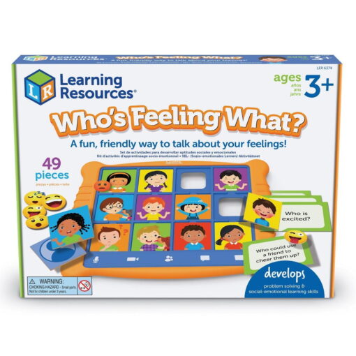 Jocul emotiilor  - Cine, ce simte?, Learning Resources, LER6374, 765023063745 - imagine 3