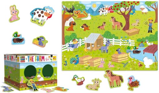 Joc tactil Montessori -  Ferma, LISCIANI, LEX72484, 8008324081035 - imagine 2