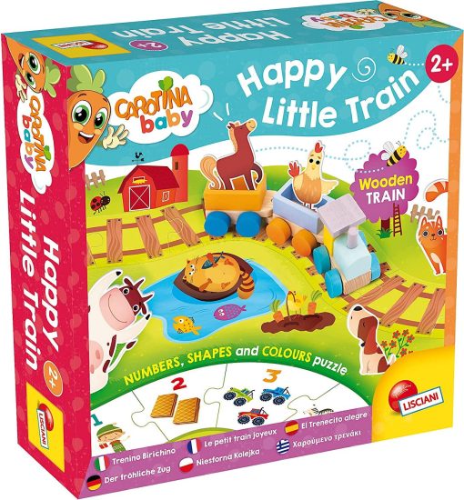 Puzzle - Trenuletul vesel de la ferma, LISCIANI, LEX84005, 8008324086702