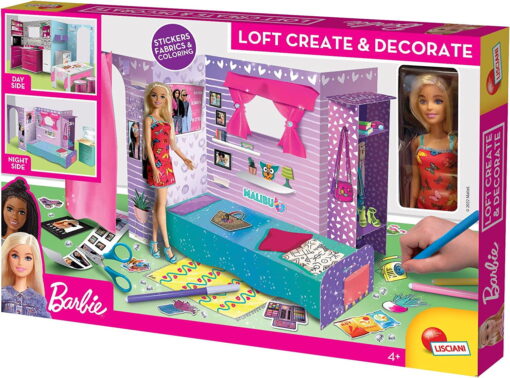 Creeaza si decoreaza - Apartamentul lui Barbie, LISCIANI, L92000, 8008324092000