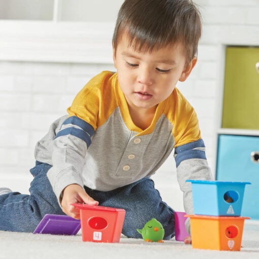 Joc de sortat si numarat - Casutele pasarelelor, Learning Resources, LER6812, 765023068122 - imagine 3