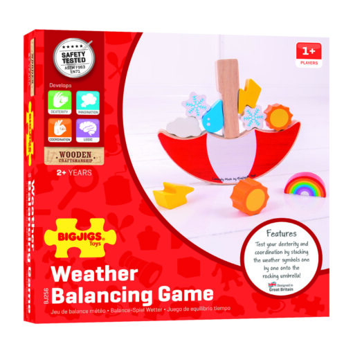 Joc de echilibru - Balanta meteo, BIGJIGS Toys, BJ256, 691621172568 - imagine 4