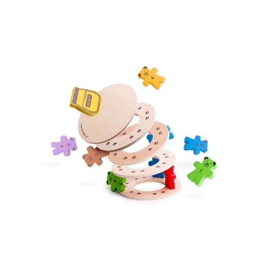 Joc indemanare - Cursa ursuletilor, BIGJIGS Toys, 33025, 691621810255 - imagine 4