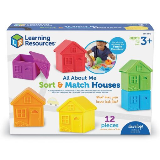 Joc de sortare - Casute colorate, Learning Resources, LER3370, 765023033700 - imagine 5