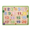 Puzzle din lemn - Numar de la 1 - 20, Barbo Toys, BAR6372, 5704976063728