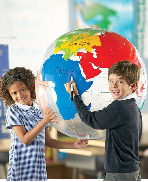 Glob pamantesc gonflabil, Learning Resources, LER2438, 765023024388 - imagine 3