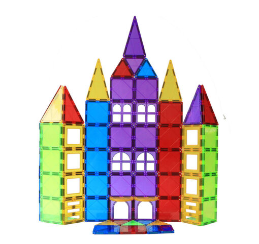 Set de constructie magnetic - 70 piese, MAGPLAYER, MPL-70, 6940482203992 - imagine 5