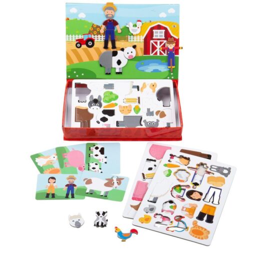 Joc magnetic - Distractie in livada, BIGJIGS Toys, BJ004, 691621440049