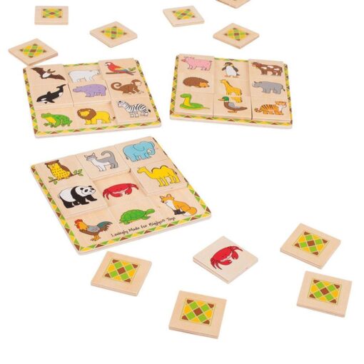 Joc de memorie - Loto, BIGJIGS Toys, BJ791, 691621197912 - imagine 2