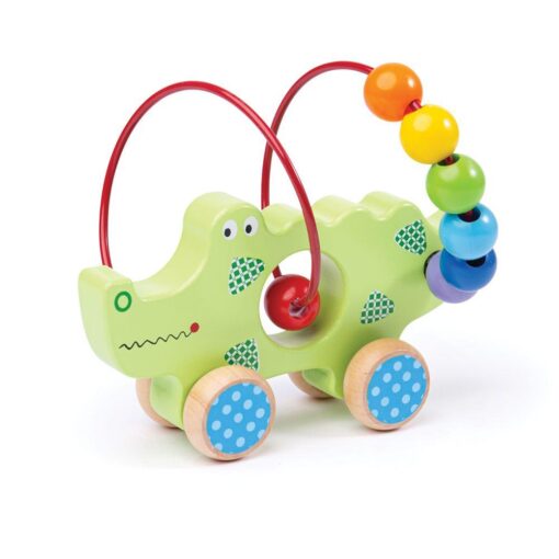 Jucarie dexteritate - Crocodil, BIGJIGS Toys, BB070, 691621490709