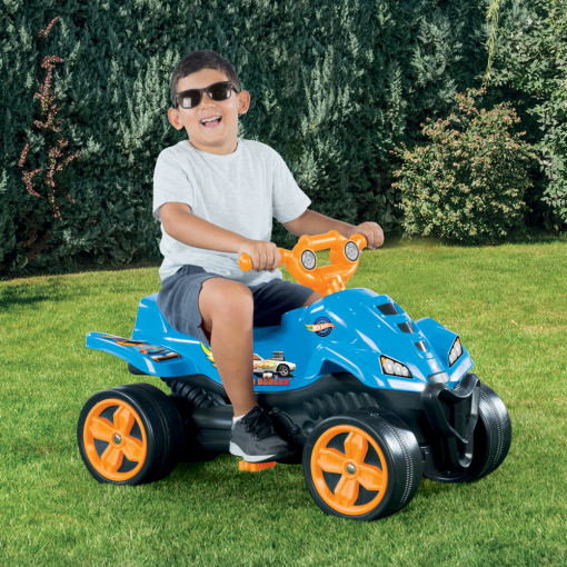 ATV cu pedale - Hot Wheels, HOT WHEELS, D2365, 8690089023650 - imagine 2