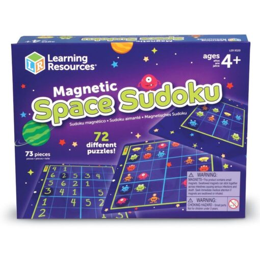 Sudoku magnetic - Calatorie in spatiu, Learning Resources, LER9320, 765023093209 - imagine 6