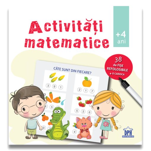 Activitati matematice pentru prescolari, DPH, 978-606-048-430-1, 5948495006174